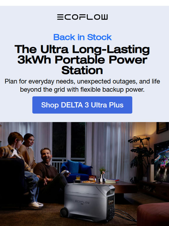 🌟 Why Choose DELTA 3 Ultra Plus?