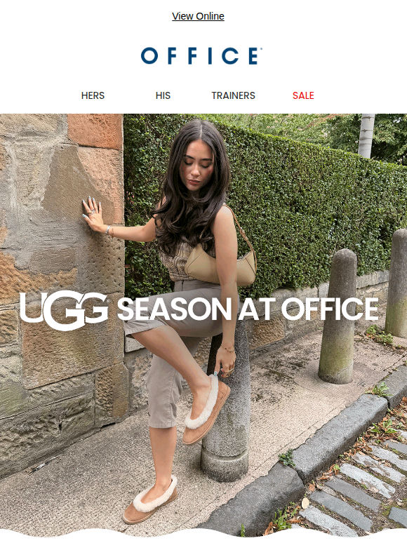 It's UGG season at OFFICE ✨