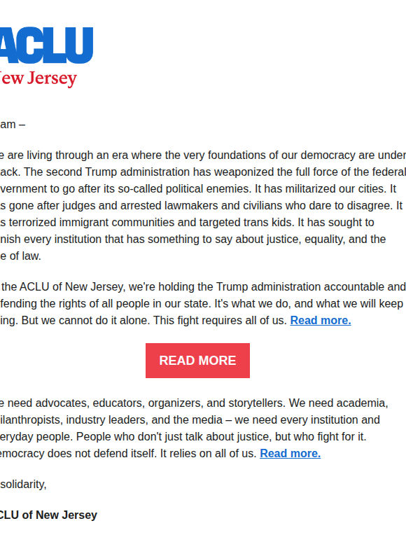 Democracy is under attack