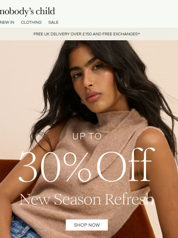 There’s up to 30% off that style