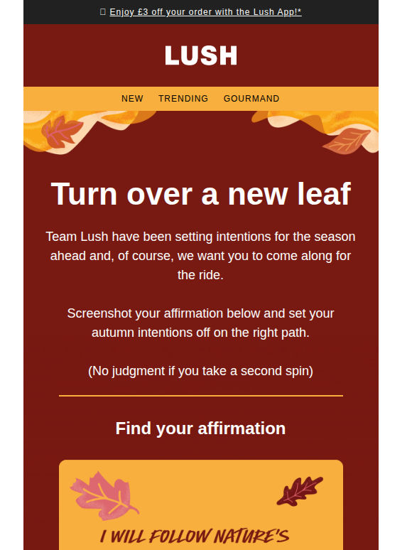 Find your autumn intention