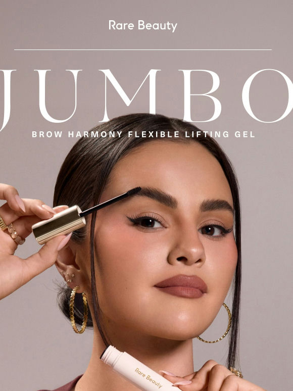 Everything's bigger 🤠 including your brow fave