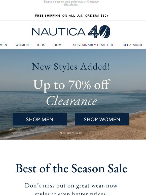 🙌 New styles added to sale! UP TO 70% OFF