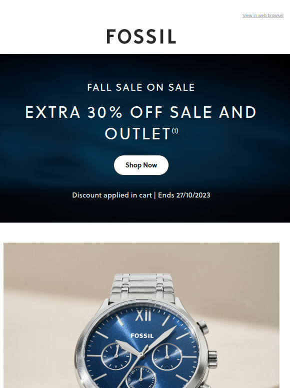 Save an extra 30% off