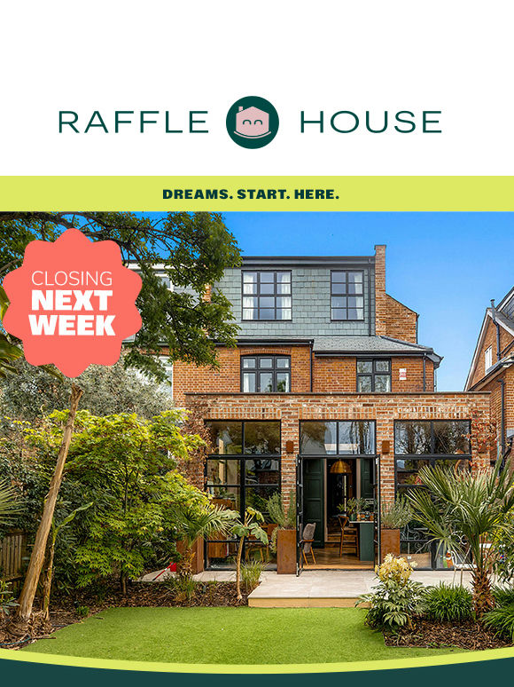 🏡 Closing next week: Step inside the £3.3m prize pool