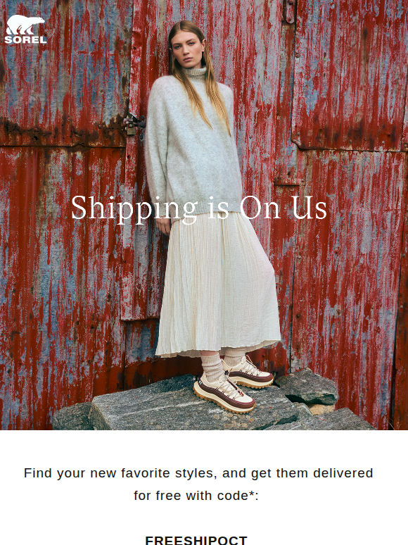 Free Shipping On Us