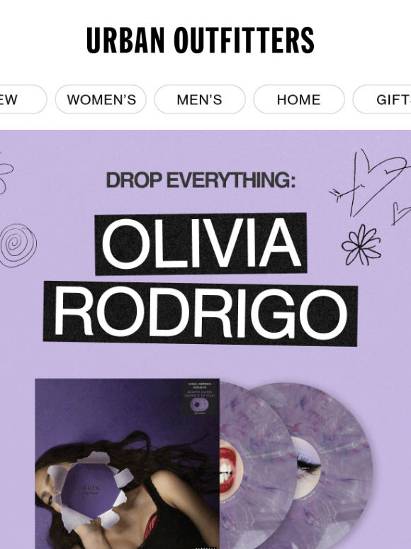 EXCLUSIVE: Olivia Rodrigo Vinyl + Merch 💜