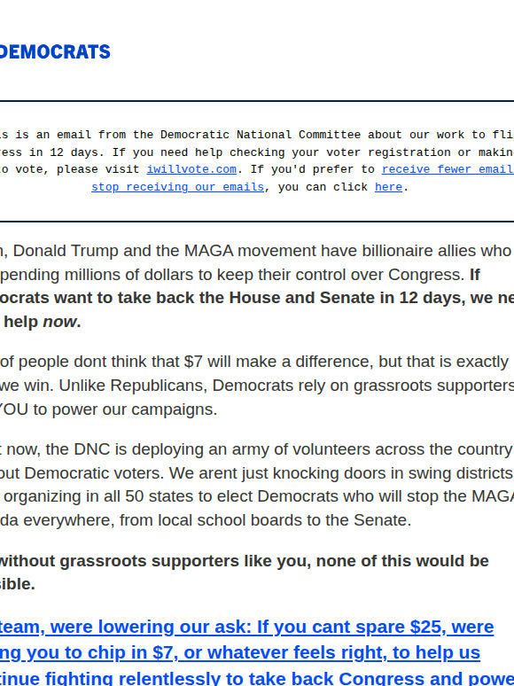 Team, we need your help >>>