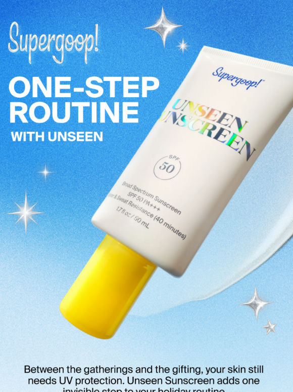 One-step SPF routine with Unseen