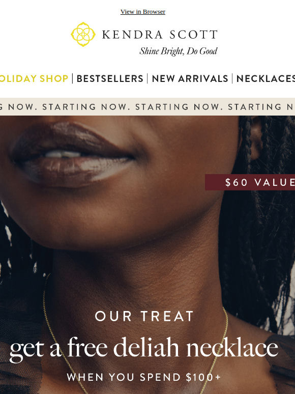 Our Treat: Free Gift With Purchase