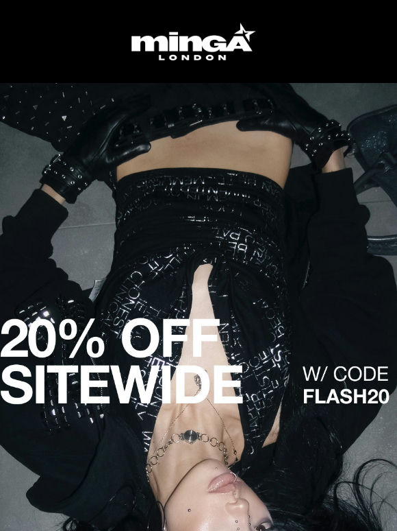 20% OFF EVERYTHING