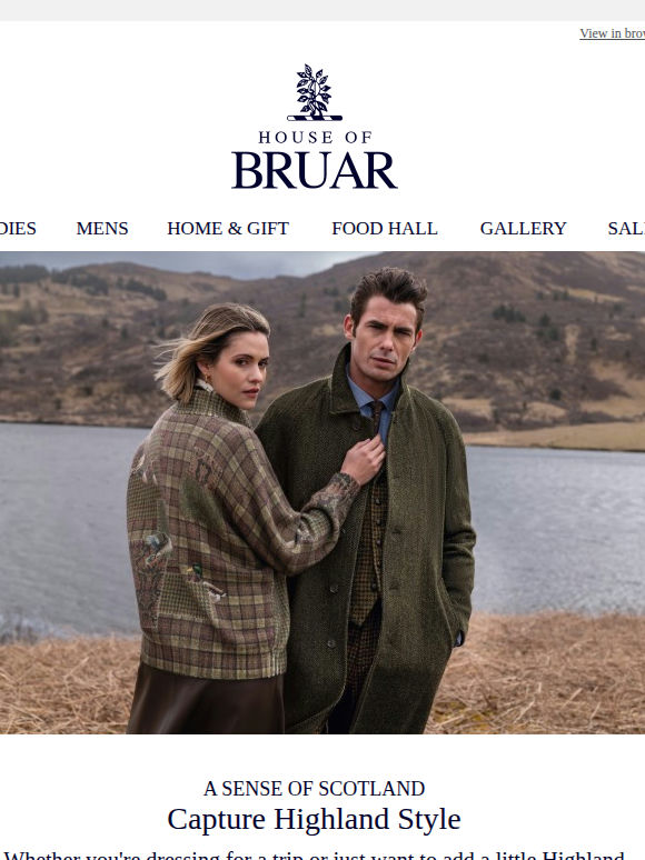 Mr smith: Dressing for the Scottish Highlands