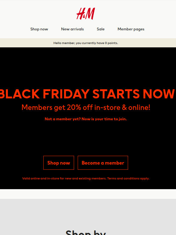 Black Friday starts NOW!