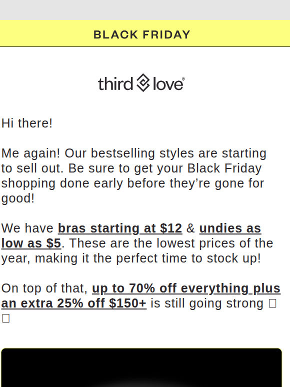 Hey, Your Size is Almost Sold Out