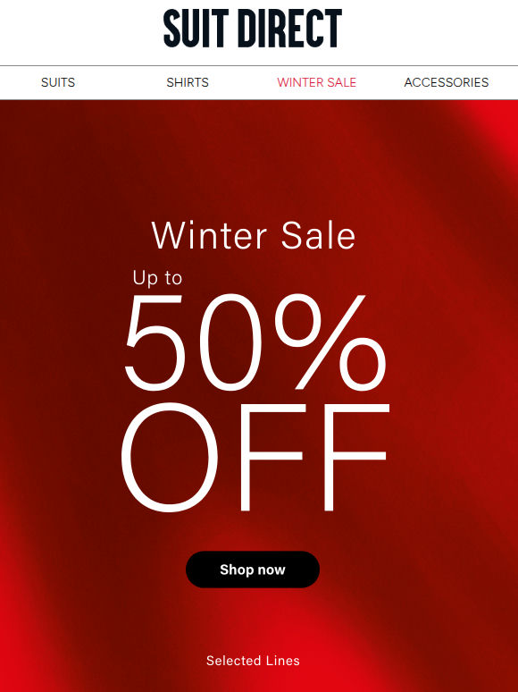 The Winter Sale | Take a moment for yourself