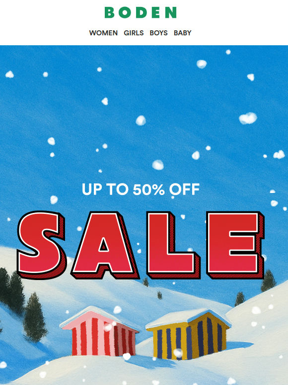 Snowed-under with savings