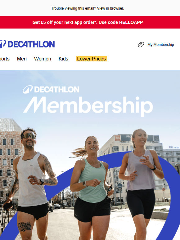 Adam, empower your journey with Decathlon