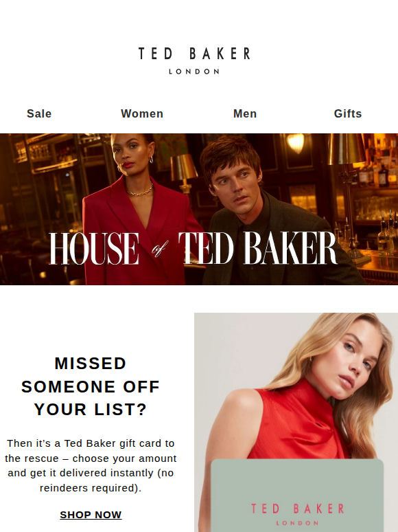 Forget to get them a present?