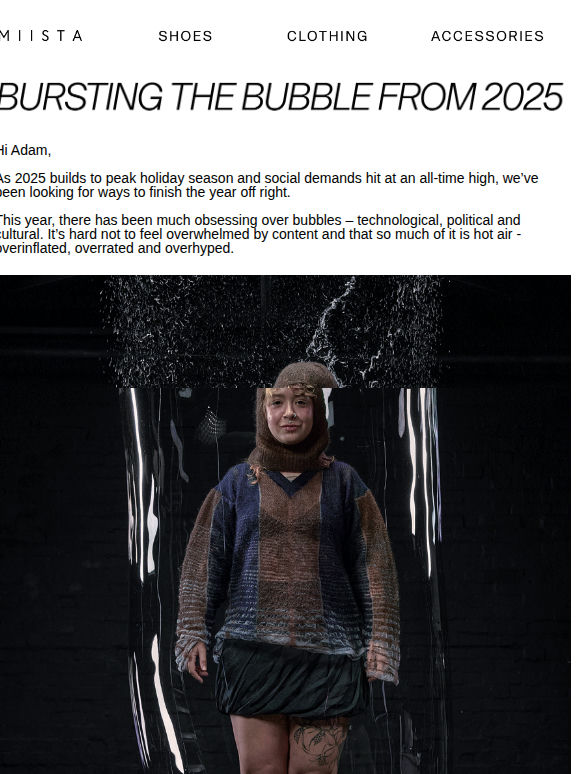 A campaign featuring our Miista Crowd