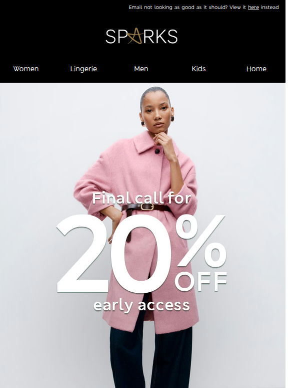 20% off early access ends today ‼️