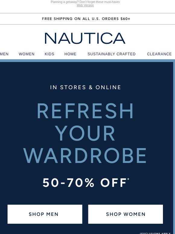 50-70% off + The Deck Collection from $12.99