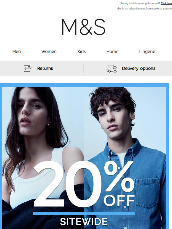 20% off your spring wishlist? Let’s go 🌼 🏃