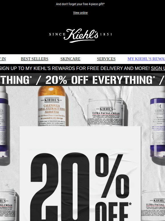 Your glow-up is loading... now with 20% off!