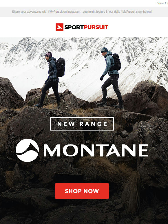 Montane - New Range - At Least 50% Off + More