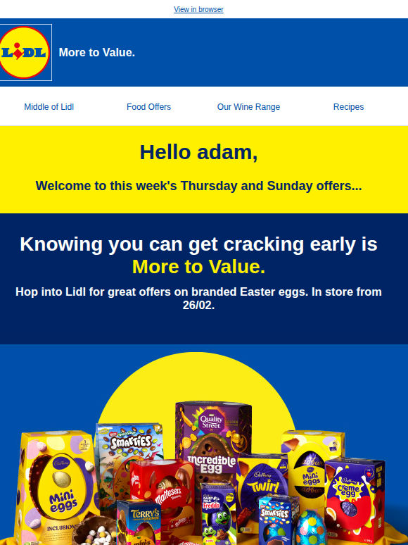 Big brands, cracking prices for Easter eggs! 🥚