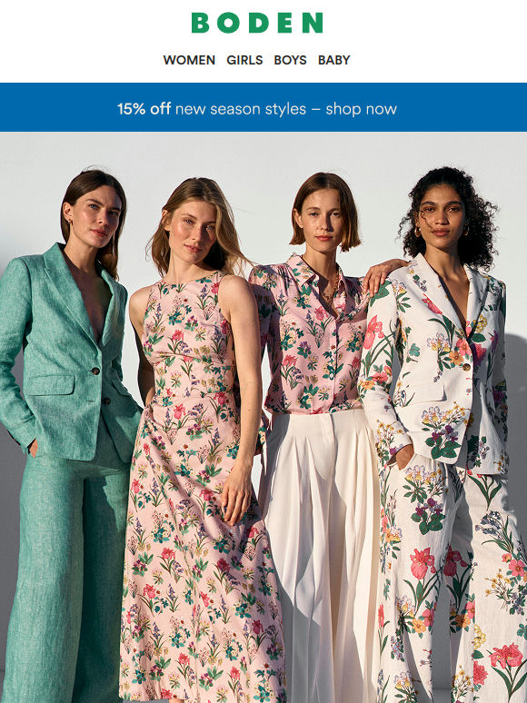 Got plans? 350+ new styles just dropped