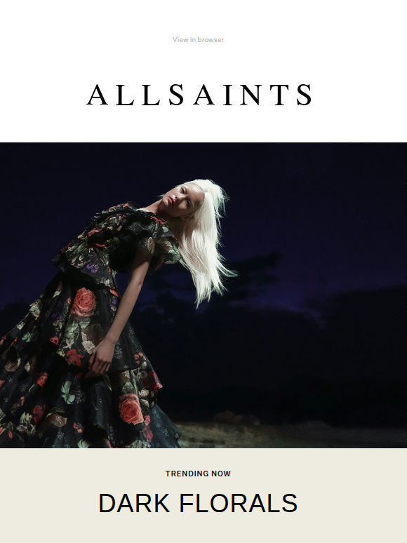 Trending Now: Dark Florals