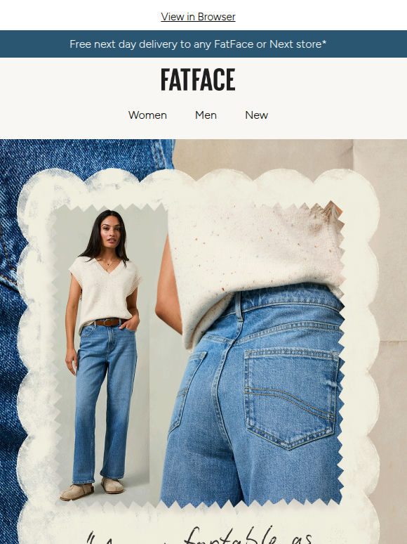 Treat yourself to some new denim