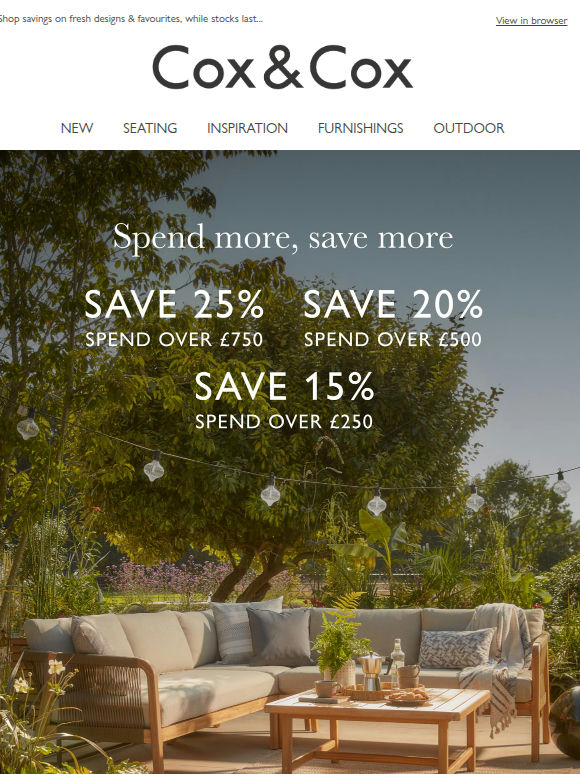 Up to 25% OFF new arrivals & bestsellers