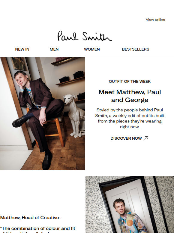 Curated by Paul Smith: Your Next Signature Look