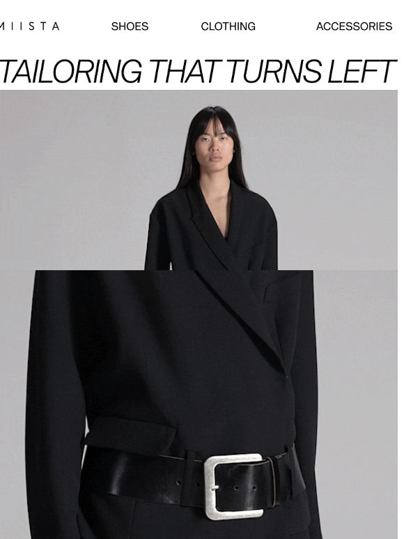 Tailoring that turns left