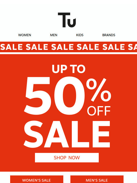 🏷️Up to 50% off Sale now on