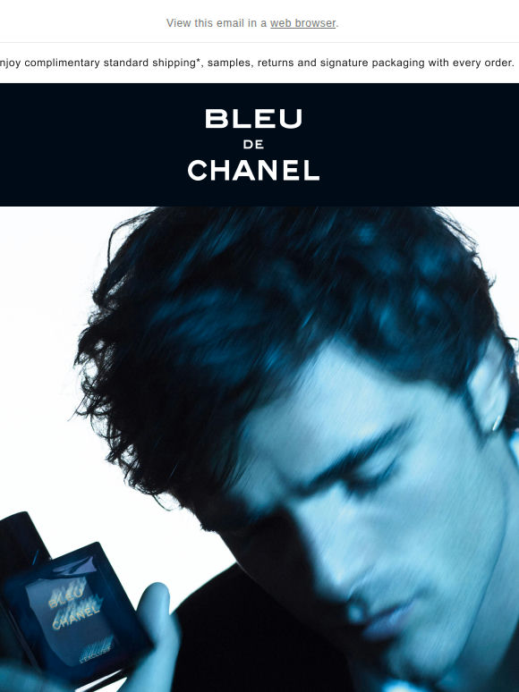 The new face of BLEU DE CHANEL
