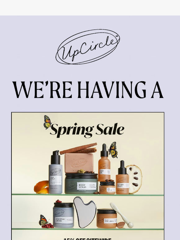 UpCircler, our Spring Sale has started 🌞