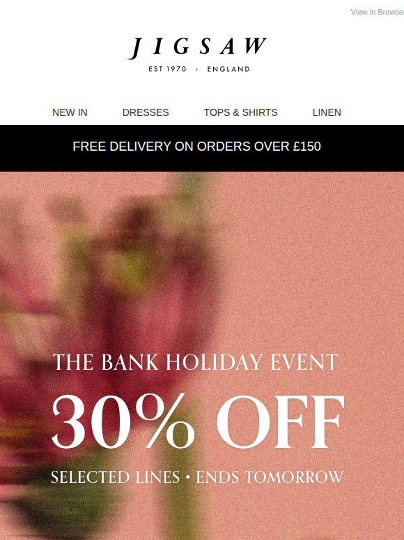 30% Off The Edit Awaits...