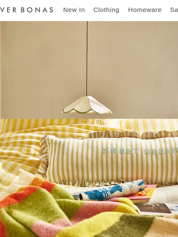 Bedroom refresh | New-season homeware