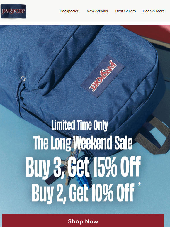 Don't Miss Out On 15% Off!