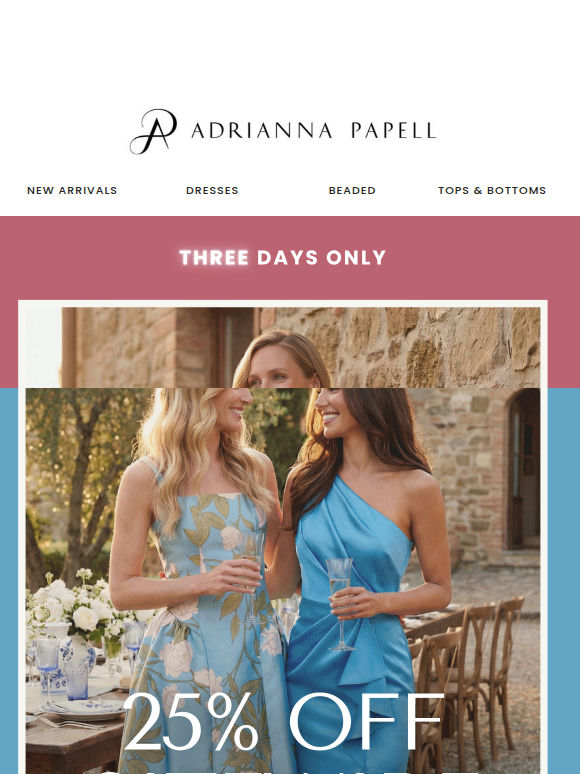 25% Off Sitewide (Yes, You Heard That Right)