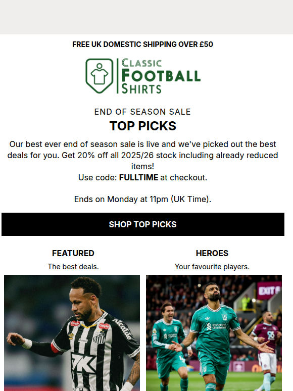 The Best Deals in our End of Season Sale 👀