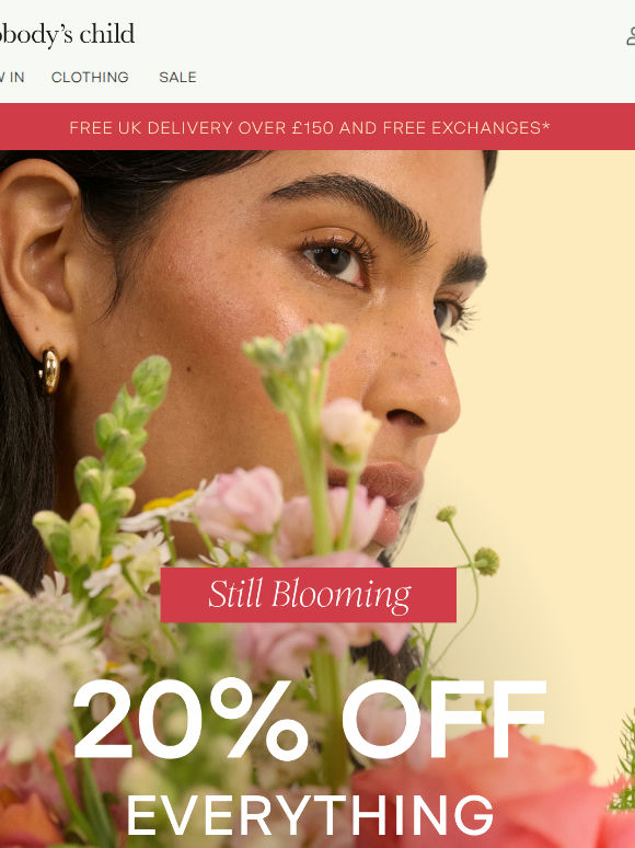 HOT NEWS: 20% OFF EVERYTHING