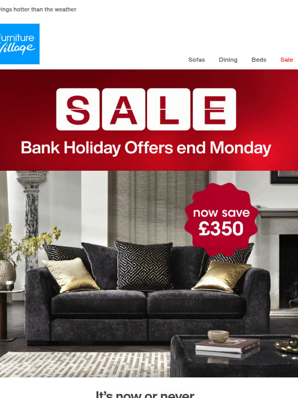 🚨 Bank Holiday Offers end Monday! 🚨
