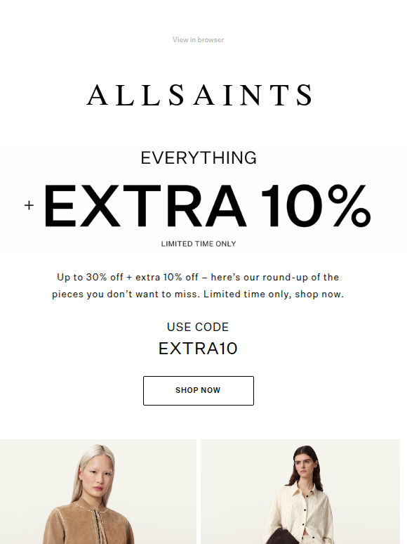 Extra 10% Off: The Must-Haves