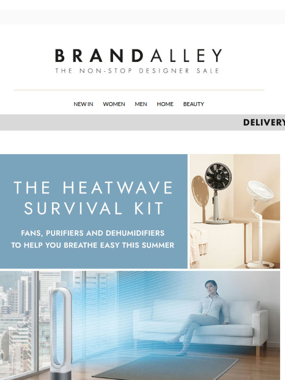 The Heatwave Survival Kit: up to 30% off fans, purifiers & more