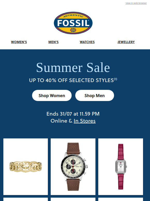 🌞 Let's Go Summer Sale: Up to 40% off