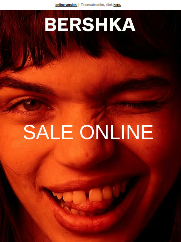 IT’S ON: SALE ONLINE. 🔥