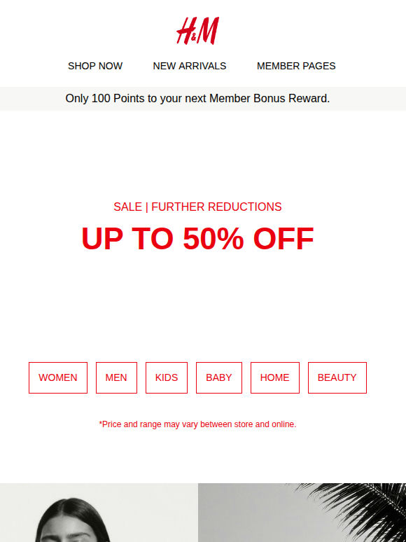 Sale | Further reductions